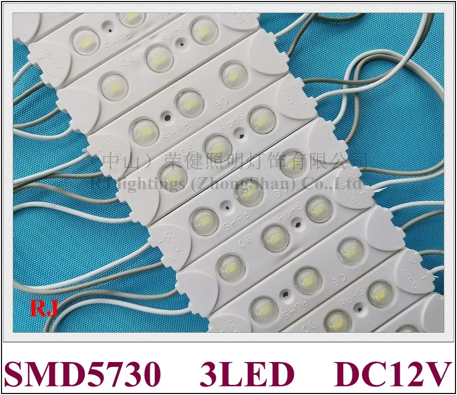 Алюминиевый PCB светодиодный модуль освещения впрыска СИД Модуль DC12V 82 мм * 20 8 SMD 5730