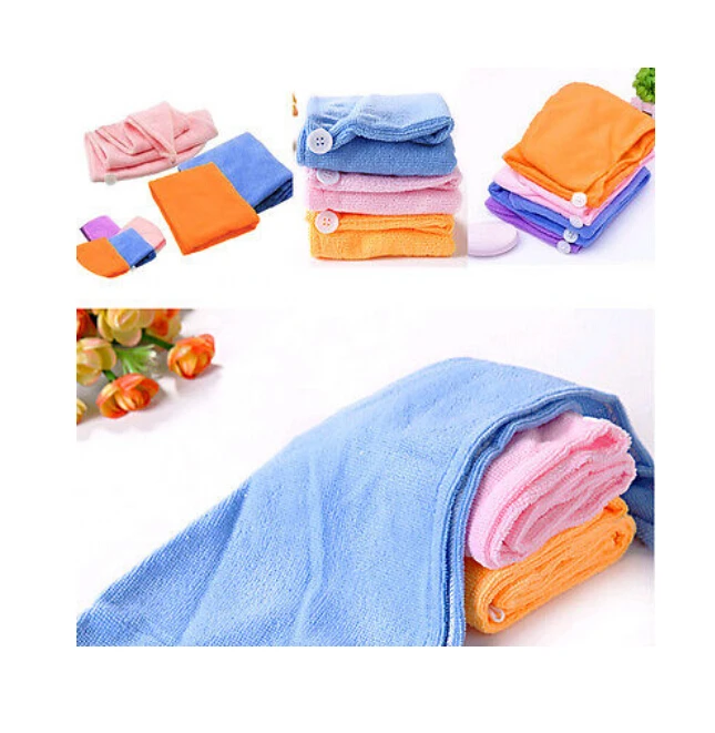 

Faroot 56x22cm Absorbent Microfiber Hair Wrap Towel Drying Bath Spa Head Cap Turban Wrap Twist Quick Dry Shower Cap Bathrobe Hat