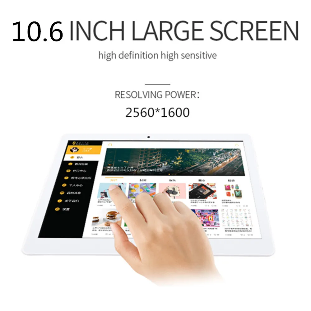 Горячая новинка 10 6 дюймов планшетный ПК Ocat Core 4 Гб RAM 64 ROM Android 8 0 GPS Две sim карты 1920*1280