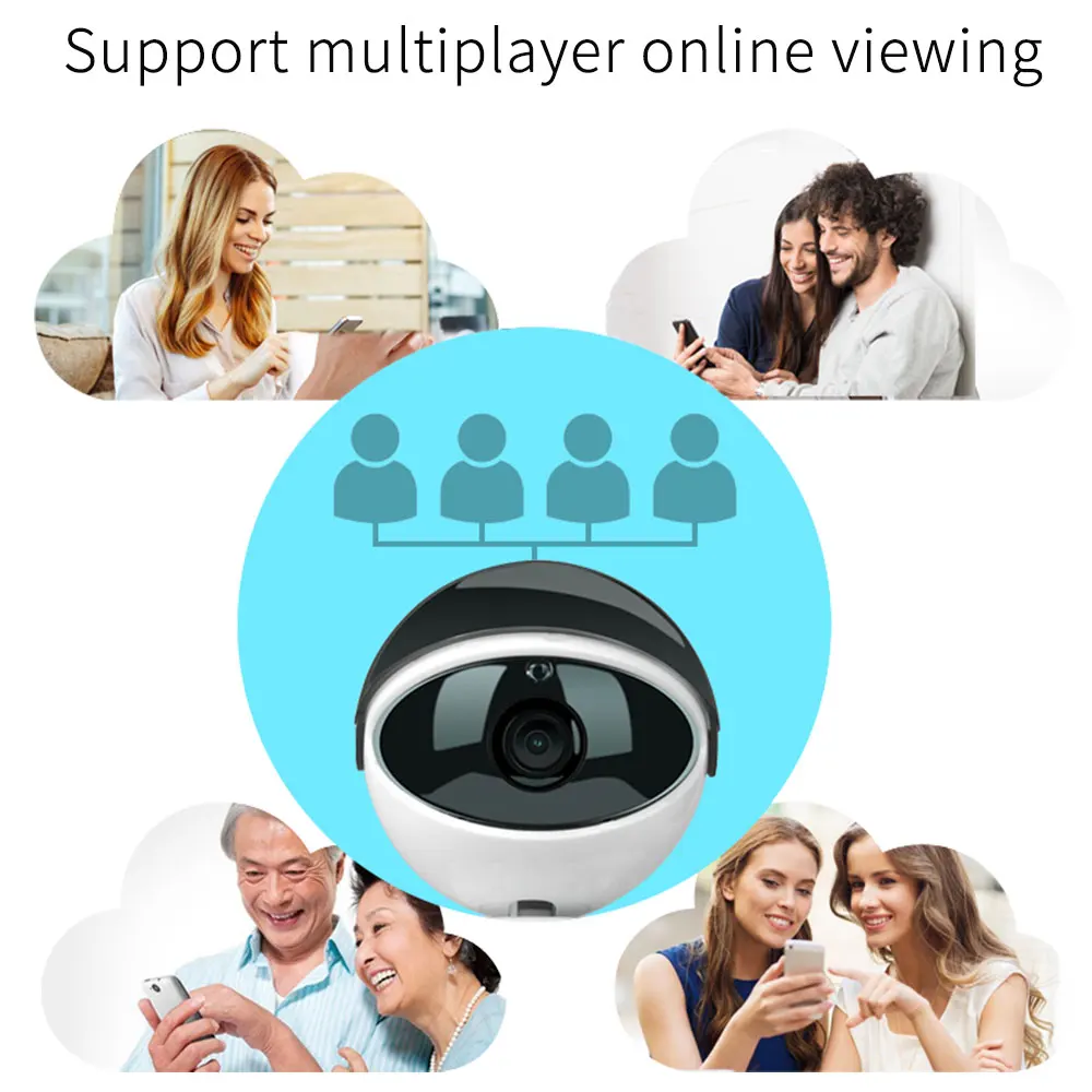 Детские Камера 1080P HD Беспроводной Смарт Видеоняни и радионяни Wi Fi IP робот аудио