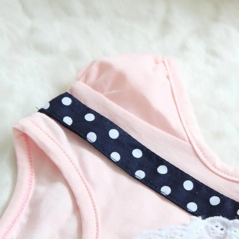 Pudcoco Girl Dress 2Y-6Y Baby Girls Kid Polka Dot Summer Toddler Overalls Outfit Clothes Short | Детская одежда и обувь