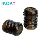 IKOKY кольцо для пениса расширитель пениса Задержка эякуляции секс-игрушки для мужчин рукав для пениса увеличение мужской t мужской мастурбации кольцо для пениса