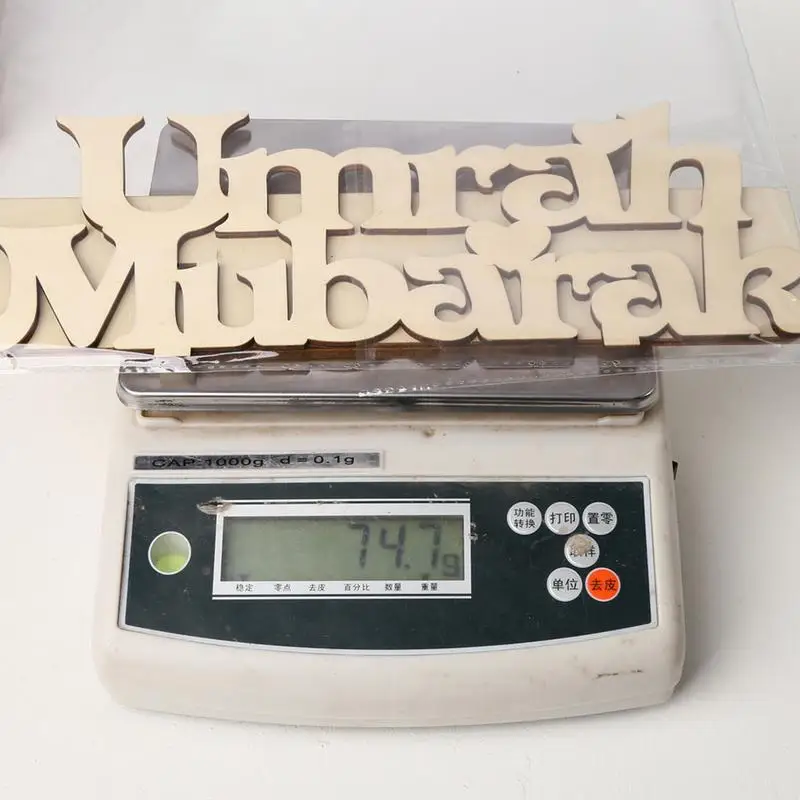 EID Мубарак деревянный знак слово доска настенное Искусство ремесло DIY Алфавит украшение дома настольное