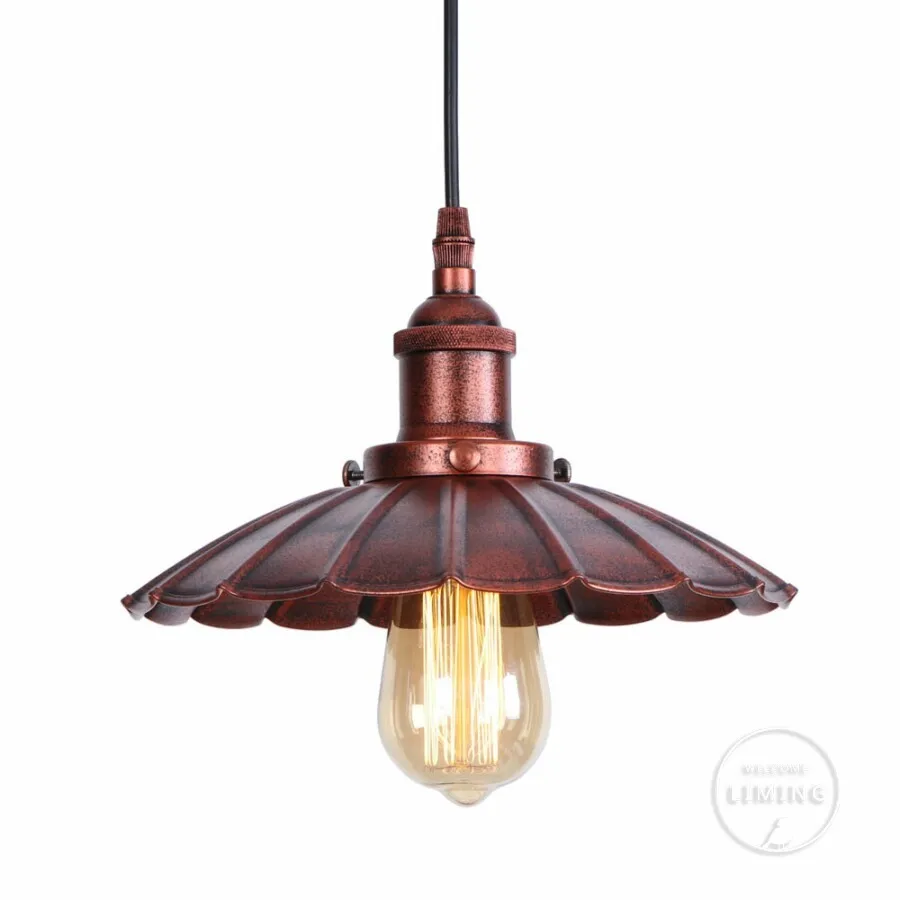 

Промышленный ретро-светильник для ресторана, кухни, дома, декоративные светильники, винтажный подвесной светильник, абажур для столовой