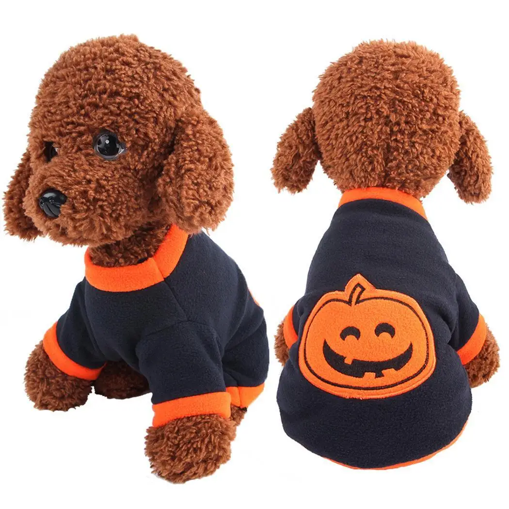 Для идеального теплый комбинезон для собак 2 брюки с широкими штанинами тыквы