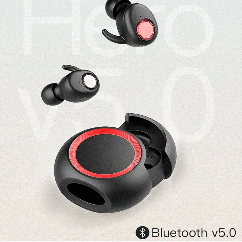CLAITE мини беспроводные bluetooth 5 0 наушники настоящие стерео с микрофоном Handfree для