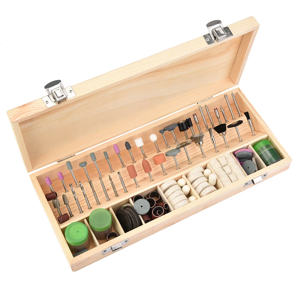 

228PCS Electric Grinding Accessories Kit Practical Carving Grinding Polishing Suit