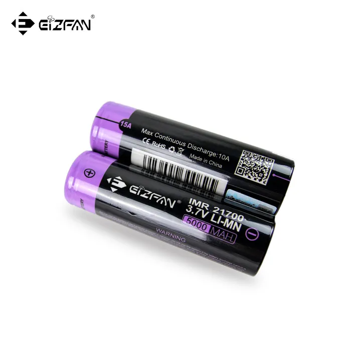 Бесплатная доставка EIZFAN IMR 21700 5000mAh 15A аккумуляторная батарея EFAN для Joyetech ESPION Vaporesso