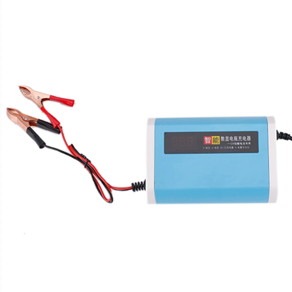 12 V 6A Lcd цифровой дисплей автомобильное зарядное устройство для батареи вольт 20 до