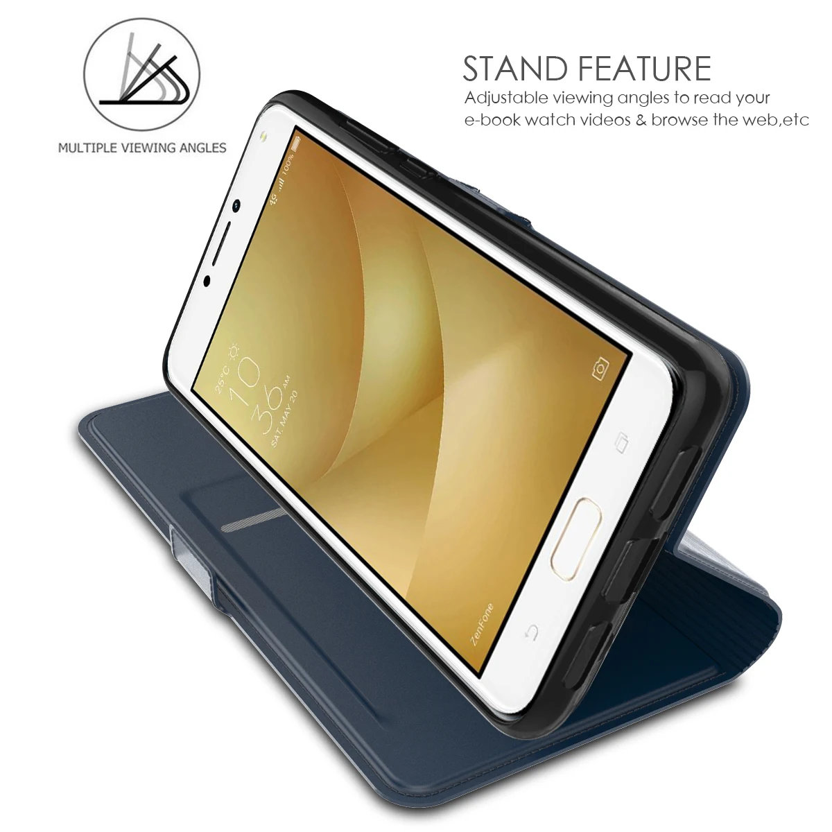 Чехол для Asus ZenFone 4 Max ZC520KL Pro M1 ZB602KL ZB601KL кожаный чехол с откидной крышкой и