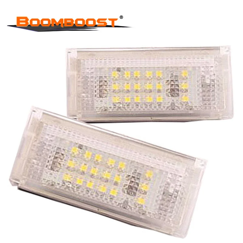 Лампа для освещения номерного знака 2 шт./лот 18 светодиодов 3528SMD Ярко белый