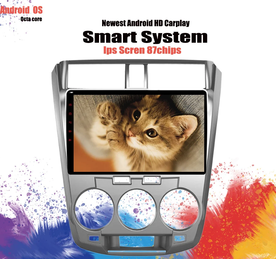 Экран 10 2 дюйма 6 ГБ ОЗУ Android 0 автомобильный DVD плеер система GPS навигации медиа