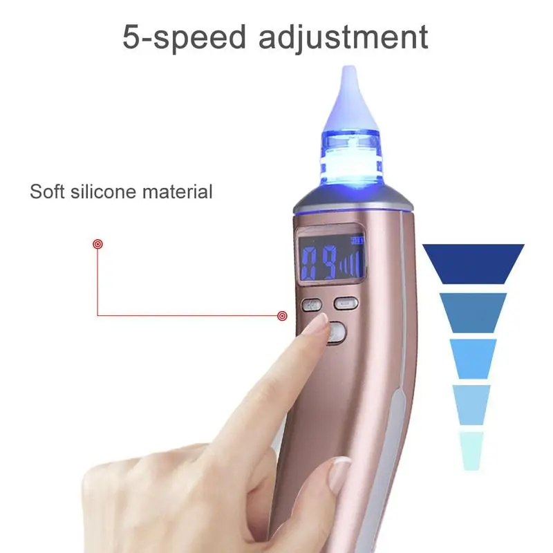 Детский Электрический носовой аспиратор регулируемый ручной очиститель носа