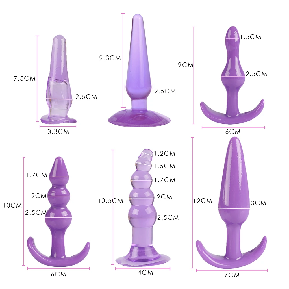 Silicone Anal Bead No Vibrator Male Masturbator Plug Adult Sex Toy Prostate Massager Dildo for Female | Красота и здоровье
