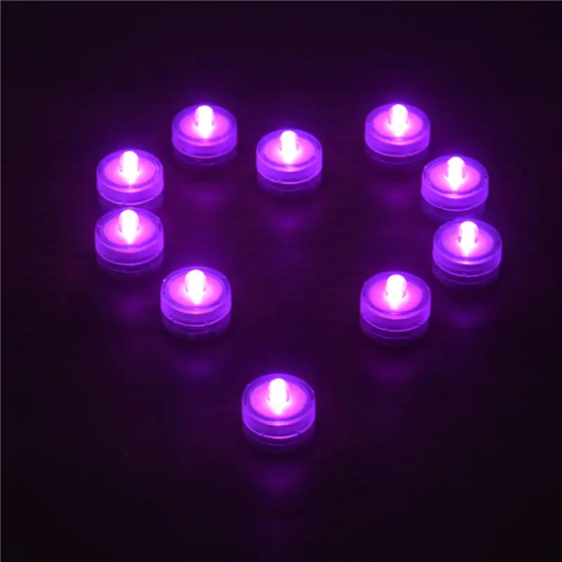 12 шт. чайные ОГНИ свечи светодиодный беспламенная аккумуляторная работающая