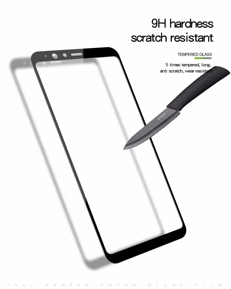 

3D Full Cover Protective Film For Huawei Honor 8C Screen Protector For huawei honor 8c 8C Tempered Glass Play On 8C BKK-TL00
