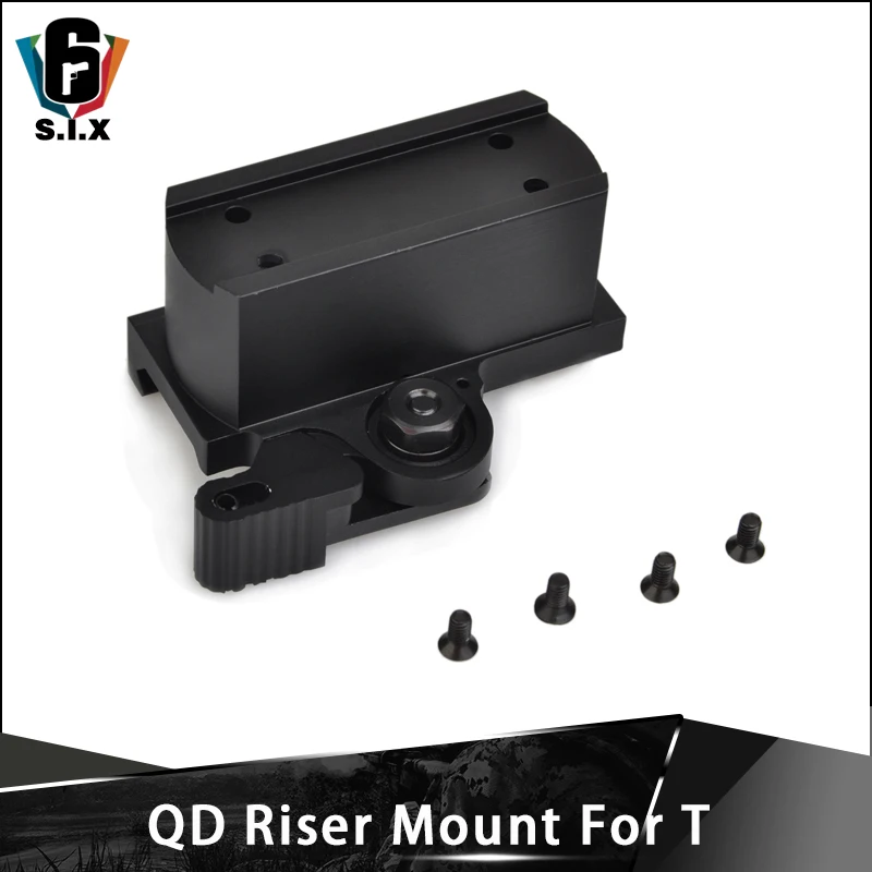 

Тактическое крепление для T-1 Softair Scope QD Riser для T-2 с красной точкой Picatinny Weaver 20 мм Rail Red Dot Riser