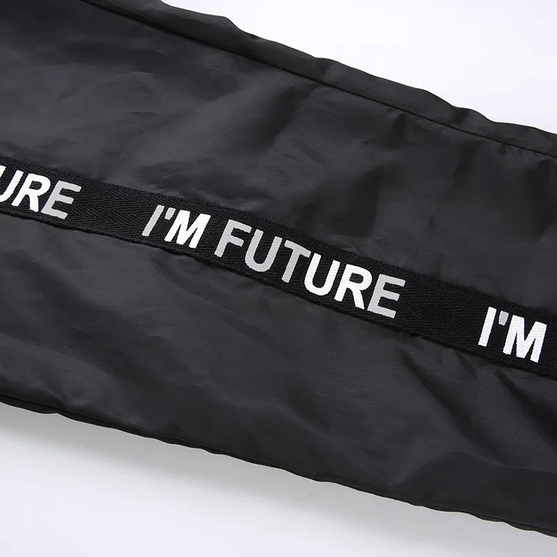

2020 Spring Casual Black Track Pants Women Haren Pants High Waist Trousers Letters Print Streetwear Sweatpants Jogegrs Okd788