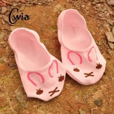 Теплые удобные женские носки из хлопка и бамбукового волокна невидимые до