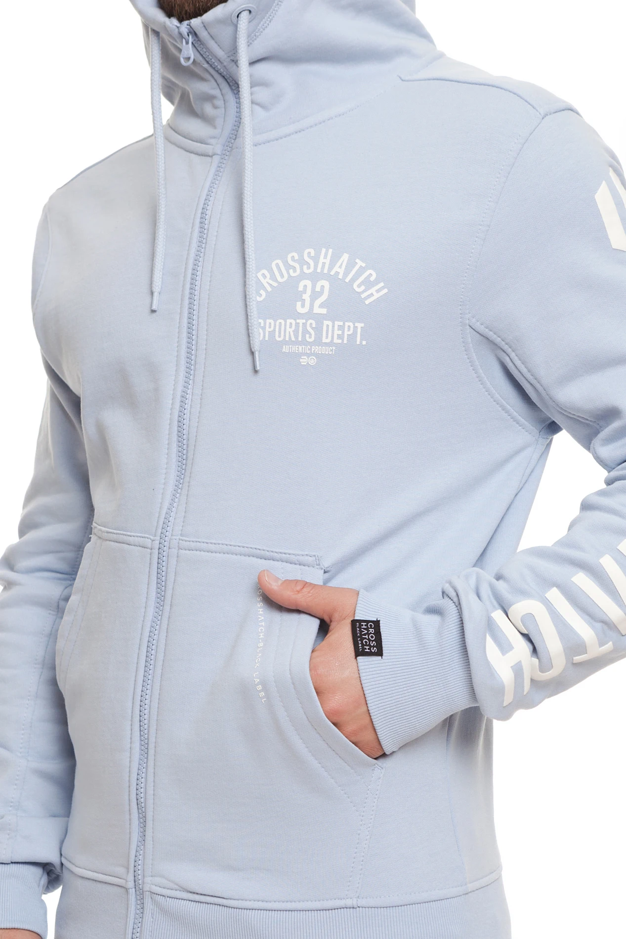 Crosshatch Sudadera Cremallera Hombre CH2E111663AA2STK 4 2019 Primavera otouno Fashion Azul Celeste| |