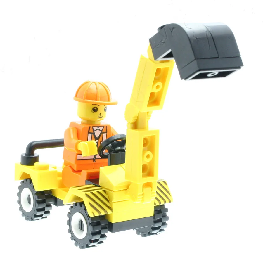 37 шт./компл. экскаватор Инженерная модель автомобиля фигурки модные игрушки для
