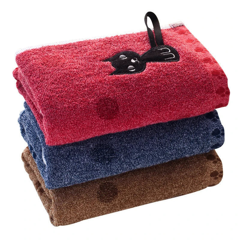 

Cat Printed High Quality Towels 25x50cm Couple Household Cotton Soft Face Towel Child Towel Popular Cute Cartoon Hot Sale 1PC