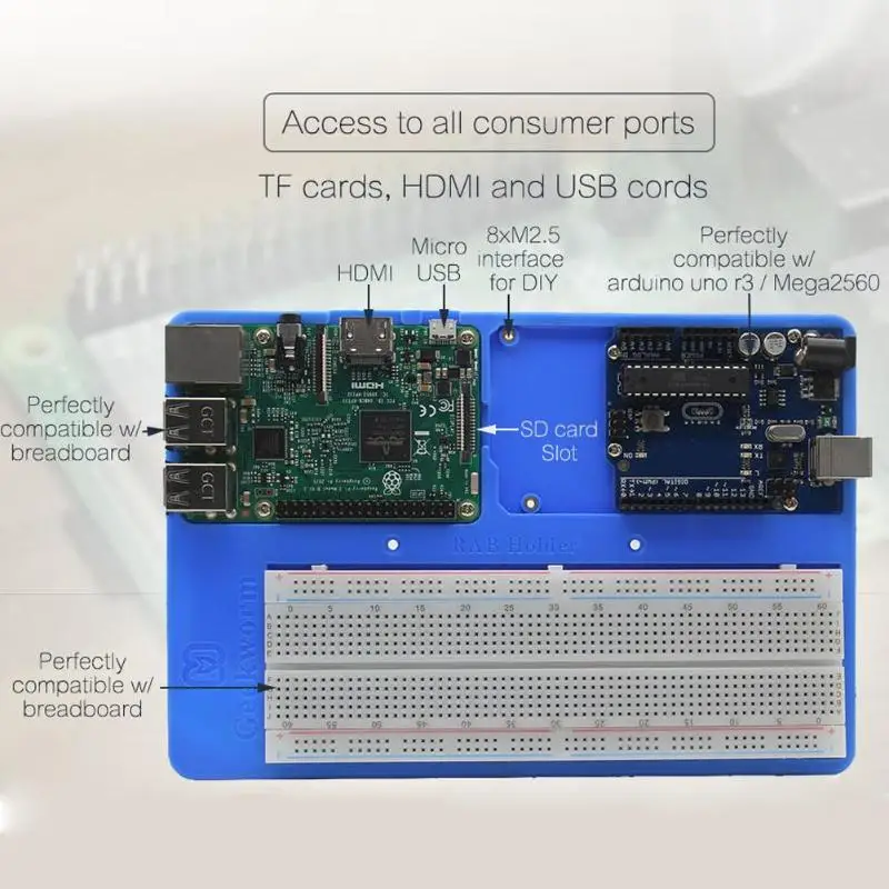 5 в 1 держатель RAB макет ABS опорная пластина для Arduino UNO R3 MEGA2560 | Инструменты
