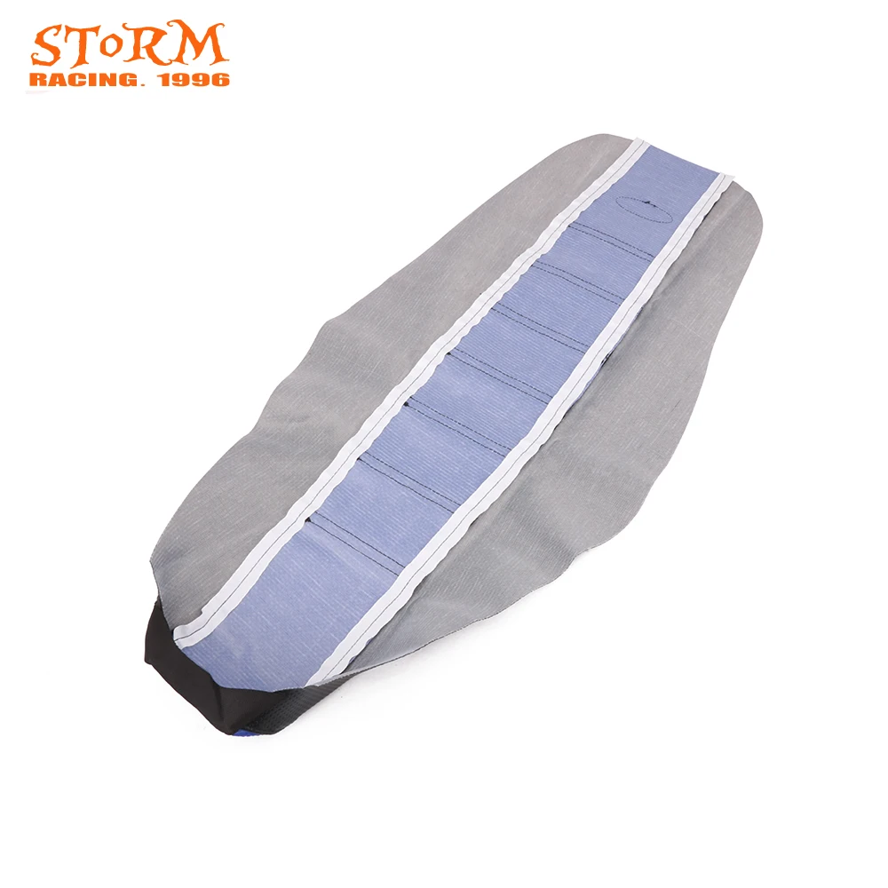 Синий резиновый захват в рубчик мягкий чехол для сиденья HUSQVARNA TC 250 300 310 350 400 450 500 501