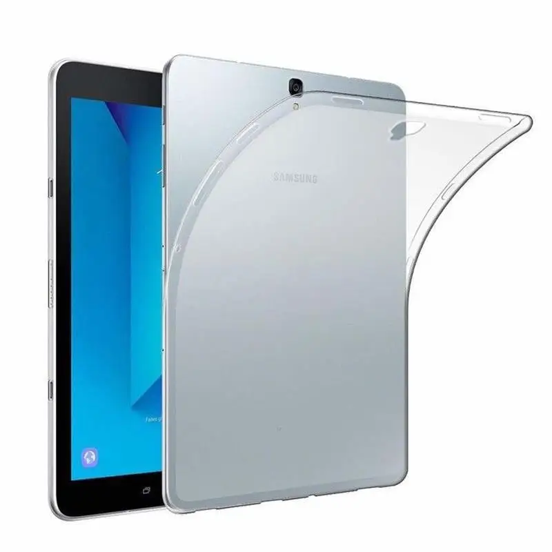 Чехол для Samsung Galaxy Tab A 8 0 2017 SM T380 T385 чехол 360 полный защитный мягкий TPU Прозрачный