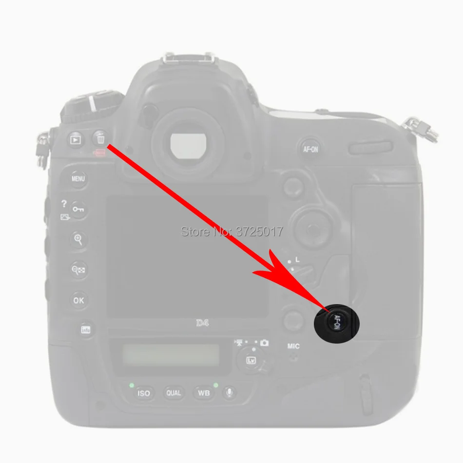 Автофокусировка кнопки под задней оболочкой запасная часть для Nikon D4 D4S SLR |