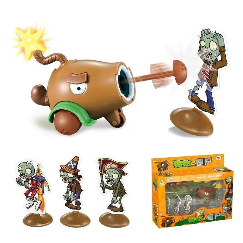 

New Plants VS Zombies Toys Action Figure PVC Set Collection Cartoon Figures Model Dolls Toys For Children Brinquedos 5 Styles