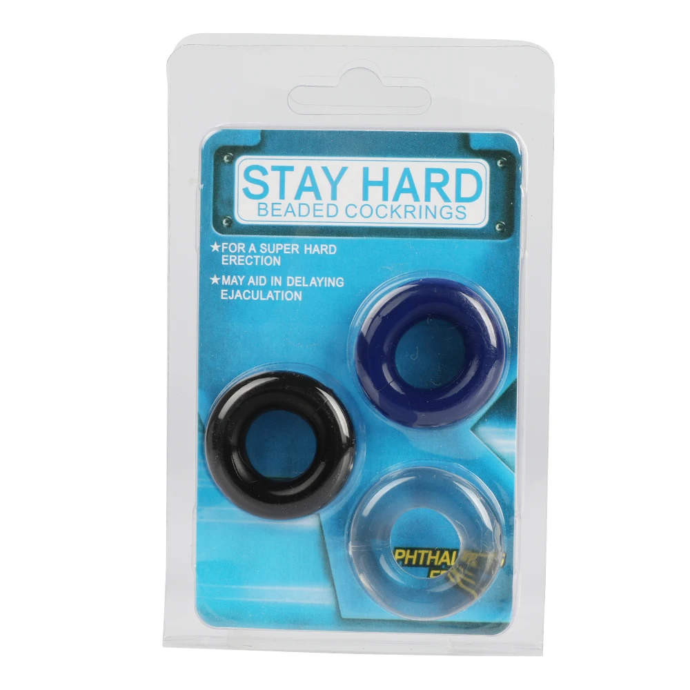 3 кольца на пенис для задержки эякуляции Силиконовое кольцо с шариком кристаллом
