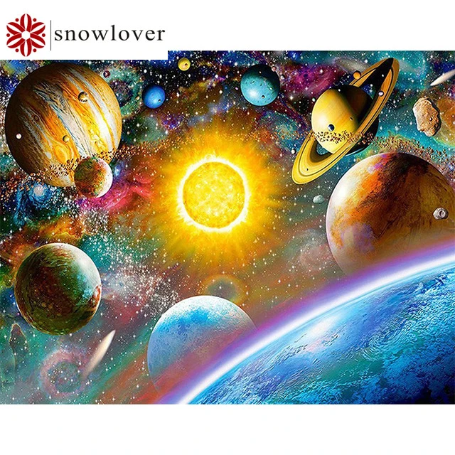 

Алмазная 5D картина Sonwlover для творчества, полноразмерная декоративная мозаика с изображением вселенной, звездной мебели, вышивка крестиком