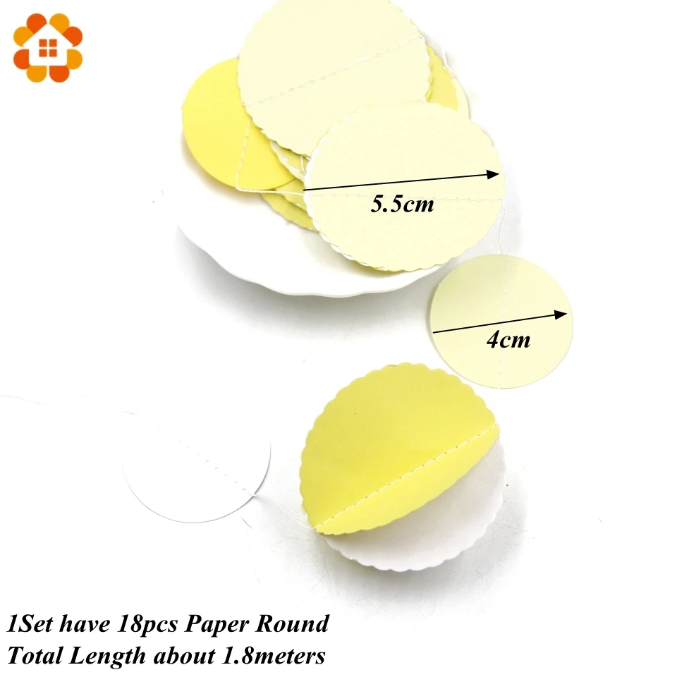 5 шт. Прекрасный 3D сердце и звезда бумажная Свадебная гирлянда цветочный Строка DIY