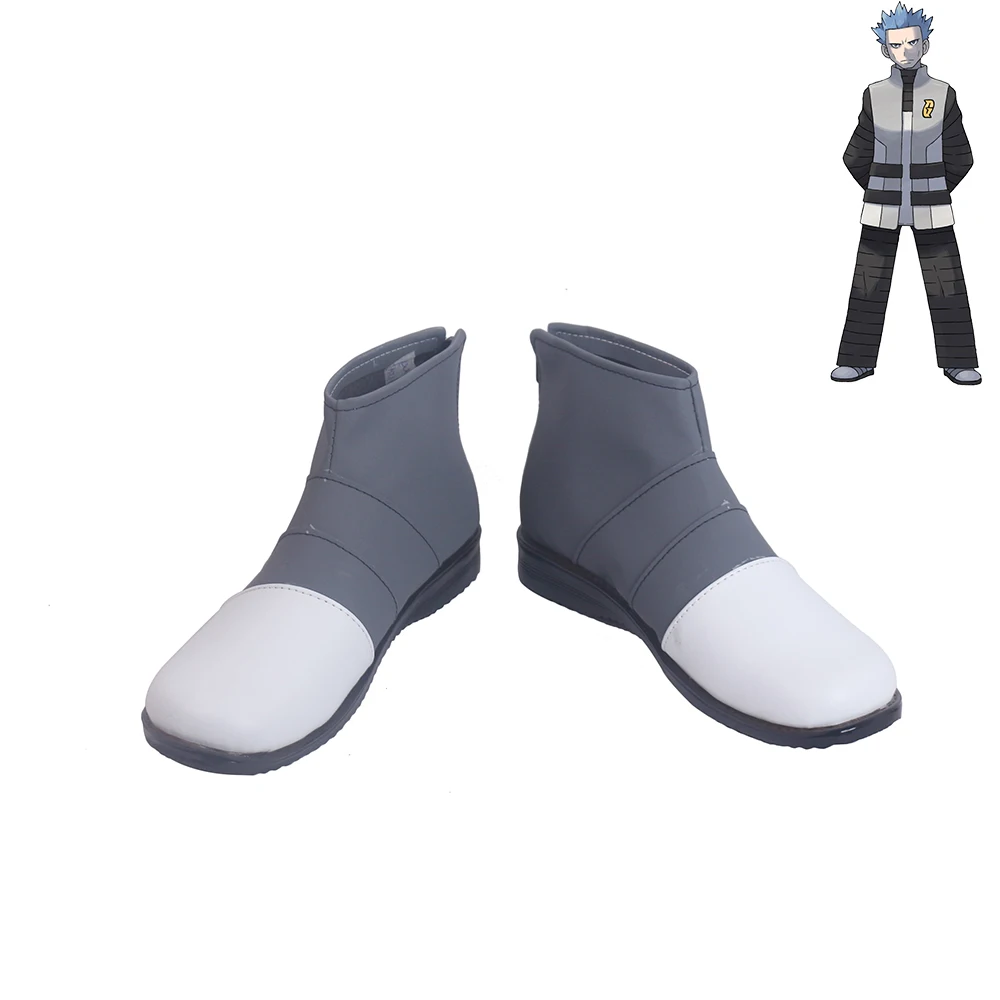 

Pokemon Poketto Monsuta Cyrus Prism Star Cosplay Shoes Men Boots