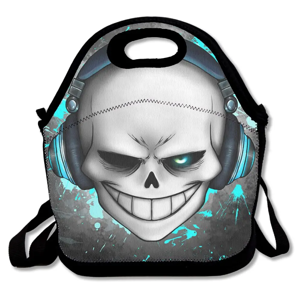 SAMCUSTOM 3D принт Undertale Sans сумки для обедов изолированные непромокаемые еда девочек