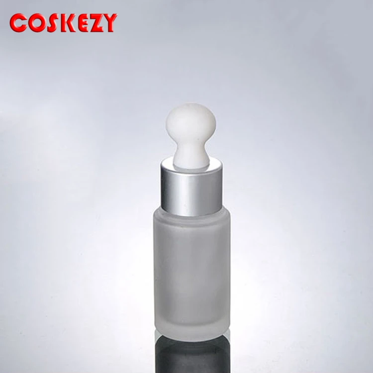 Empty Frost glass dropper bottle for E Liquid Dropper Vials With Pipette, Glass Bottle Essential Oil Cosmetic Packaging