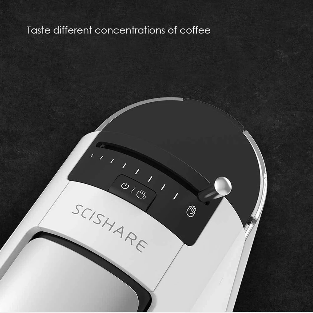 1200 Вт портативная кофемашина со светодиодной светильник кой Автоматическая