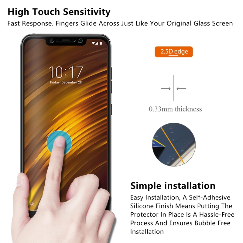 На xio mi a2 облегченное закаленное стекло Экран Защитная пленка для xiaomi 8 pro se lite
