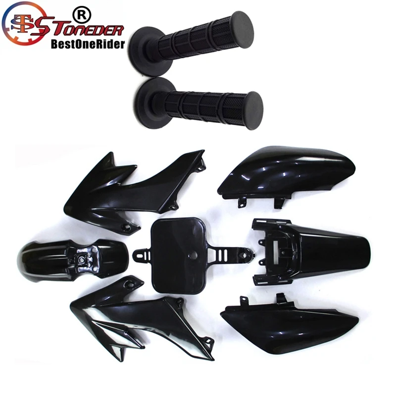 Черный обтекающий корпус STONEDER для Honda XR50 CRF50 SSR Thumpstar DHZ 50cc 110cc 160cc|Полные комплекты