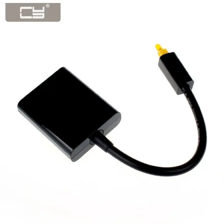 

Zihan CY, цифровой оптический аудиоразветвитель с двумя портами Tos link, адаптер, оптоволоконный аудиокабель 1 в 2, черный цвет