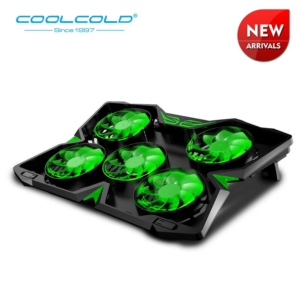 Охлаждающая подставка COOLCOLD для игрового ноутбука пять вентиляторов