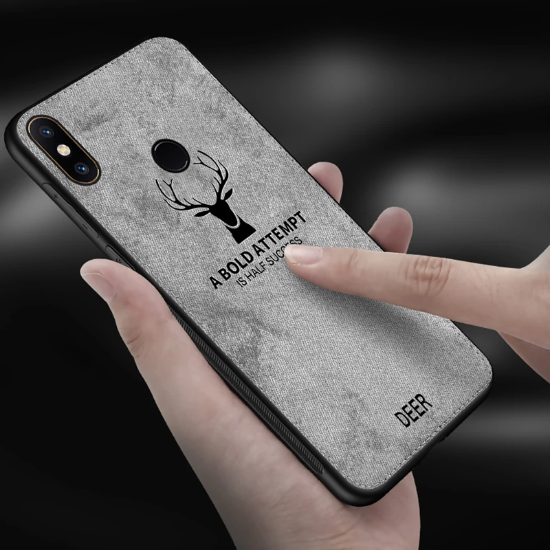 Чехол для Xiaomi Mi8 Mi A2 lite тканевый матовый чехол Redmi 5 plus 6 6a 6pro note 6X Pocophone F1|Бамперы| |