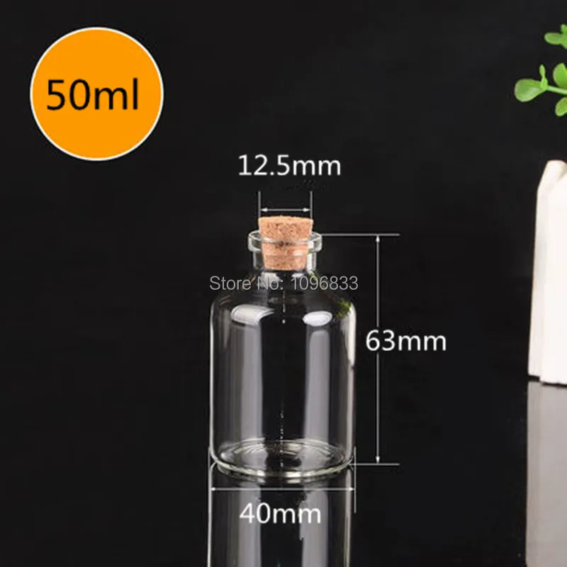 Диаметр 40 мм пробка для флакона трубчатая бутылка дрифтинга стеклянная хранения