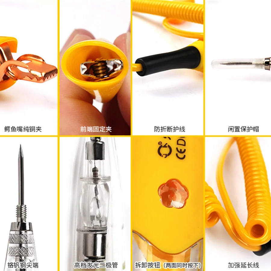 12V24V Car test pencil fuse detection circuit line pen vehicle multi-function light electroscope | Автомобили и мотоциклы