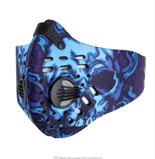 Men Women Activated Carbon Dust-proof Cycling Face Mask Anti-Pollution Bicycle Bike Outdoor Training Shield | Спорт и развлечения
