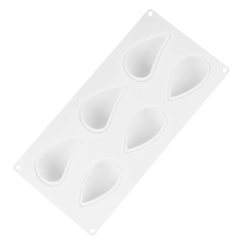 6 полостей капли воды креативное сердце силиконовая форма любовь DIY торт