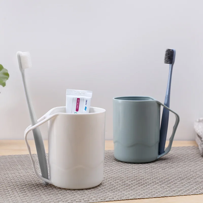 1Pcs Plain Eco-Friendly Creative Thick Circular Water Cups Toothbrush Holder Pp Cup Rinsing Wash Tooth Mug Bathroom Sets | Дом и сад