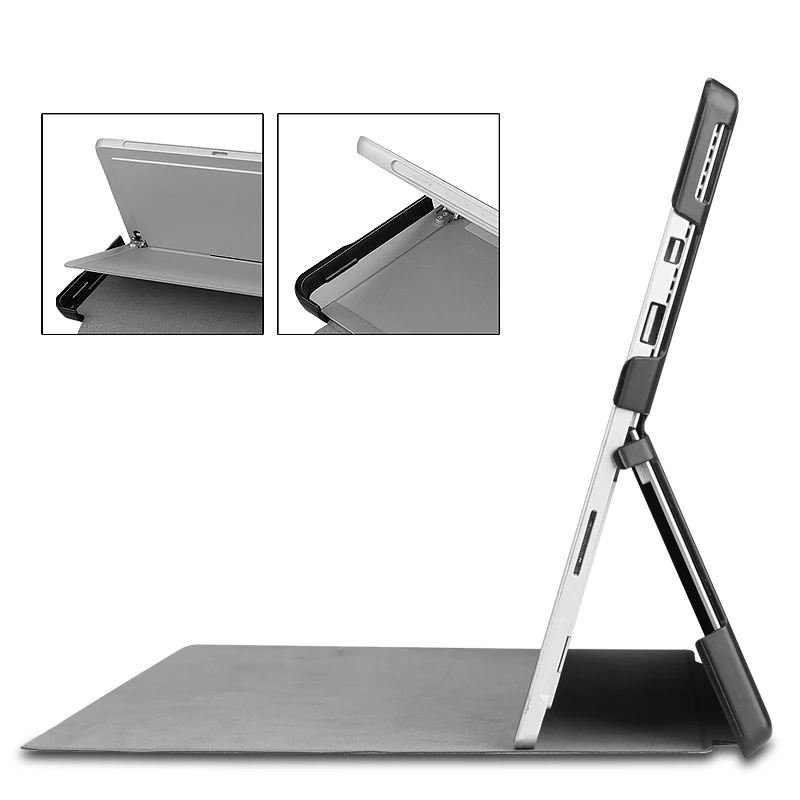 Чехол подставка из экокожи для Microsoft Surface Pro 4 12 3 дюйма 1625|Чехлы планшетов и