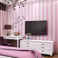 pink blue stripes wallpaper for kids room baby girls boys bedroom decor wallpapers tv backdrop striped wall papers roll qz127